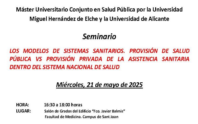 «Los modelos de sistemas sanitarios. Provisión de salud pública VS Provisión privada de la asistencia sanitaria dentro del sistema nacional de salud»